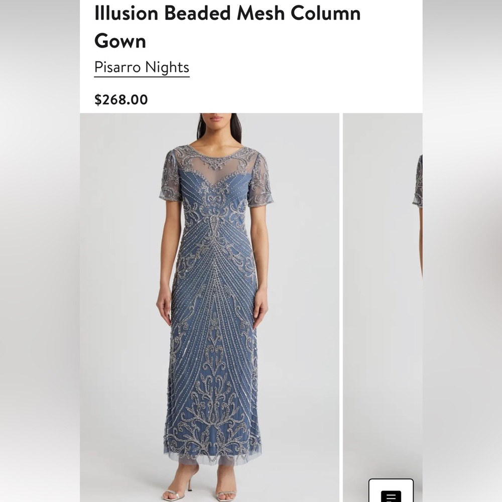 Pissaro Nights Blue Dress